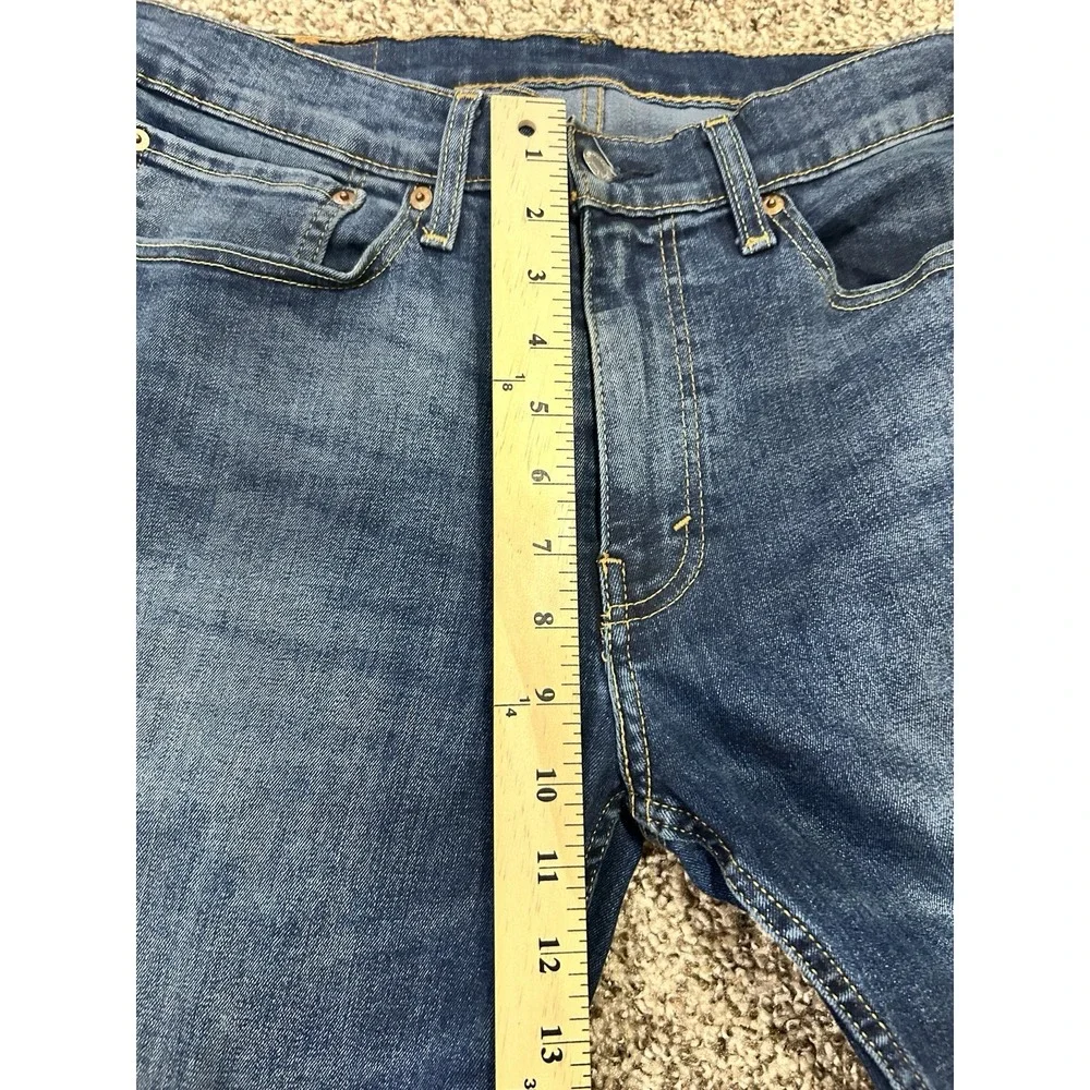 Levi's 511 Denim Jeans Men's 34x32 Slim Fit Dark Wash